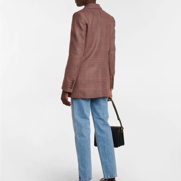 NWT Blazé-Milano Marybelle Plaid Double-Breasted Blazer - Picture 5 of 16